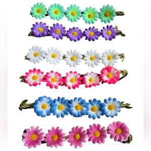 NEW Colorful Daisy Flower Headbands